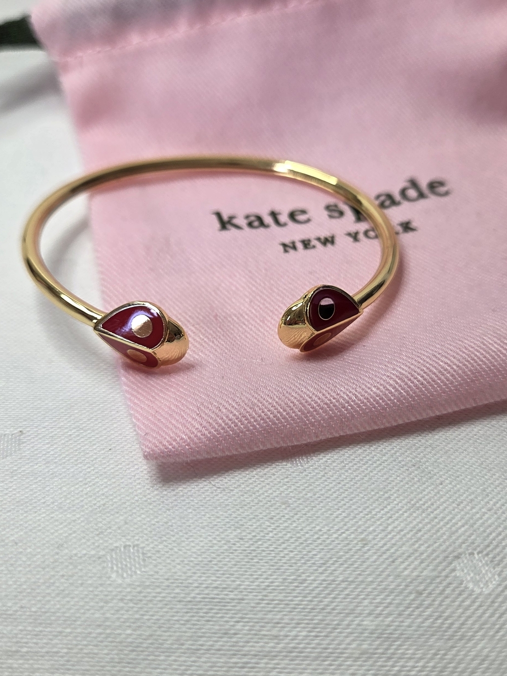 kate spade Animal Party Ladybug Flex Cuff Bracelet